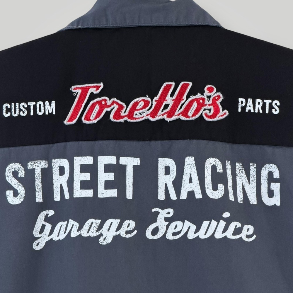 Fast & Furious Shirt Mens 3XL Gray Toretto Street Racing Garage Work Service